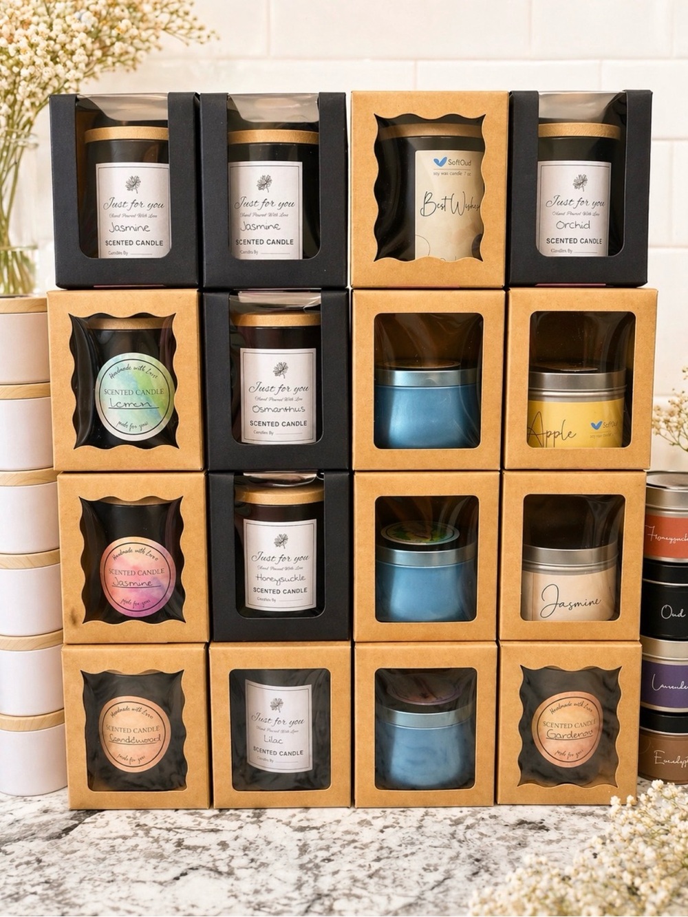 Handmade Scented Candle | Gift Ready | Multiple Scents Available | New 🕯️✨